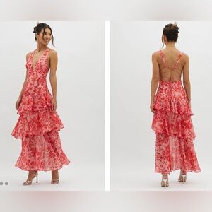 Floral Halter Maxi Dress
